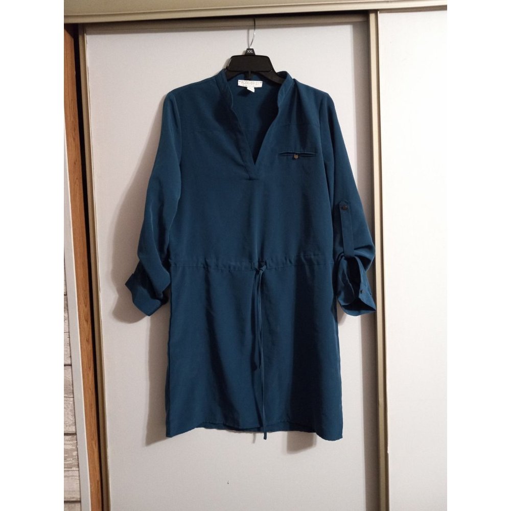 Forever 21 Small Teal Casual Business Dress